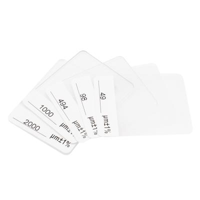 kalibrerings folie  50/100/250/500/2000µm